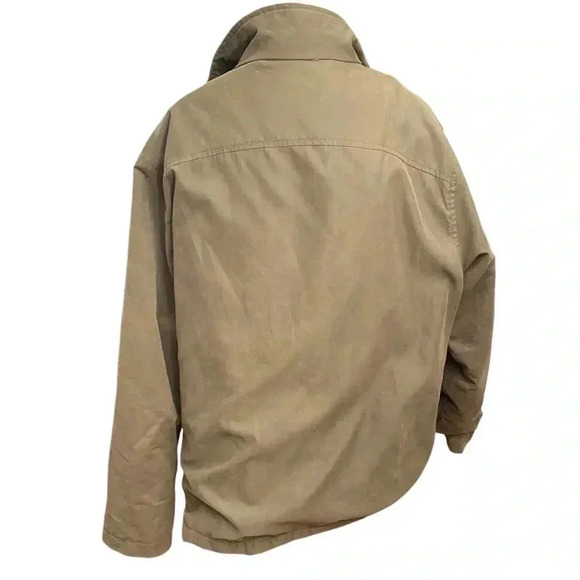 Vintage Northern Sun Canada Olive Green Lined Jacket Coat Size L Fall Winter - Picture 8 of 15